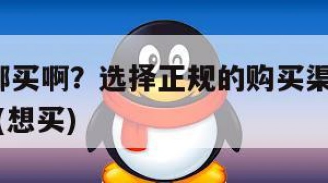 买QQ去哪买啊？选择正规的购买渠道，轻松避免风险(想买)