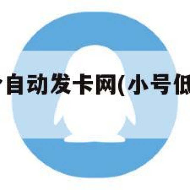 qq小号低价自动发卡网(小号低价自动发卡网支付)